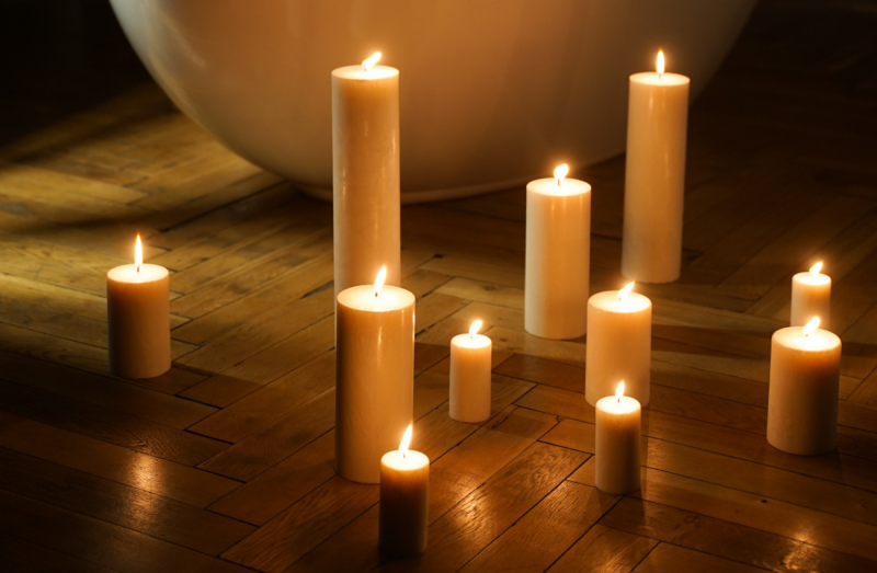 bougies décoratives originales sans parfum - Ldéco